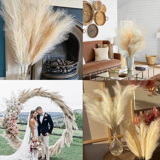 Artificial Pampas Grass Decorative Flowers