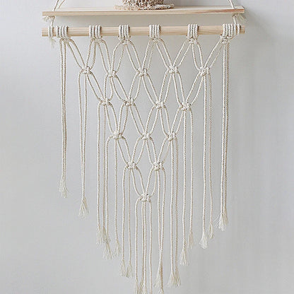 Macrame Wall Hanging Shelf Home Decor