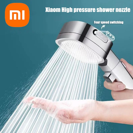 High-Pressure Water-Saving Shower Head with 3 Modes