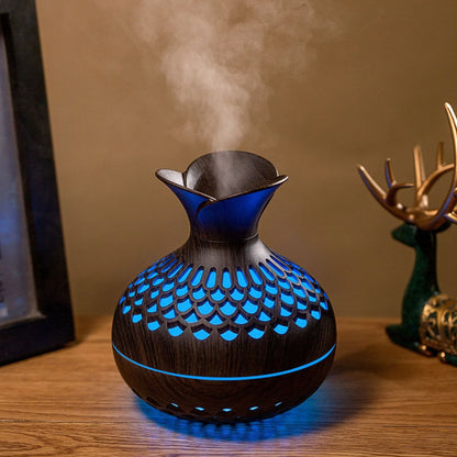 Elegant USB Wood Grain Humidifier